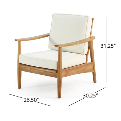 Poltrona Willowbrook Wood Club (set di 2) di Christopher Knight Home