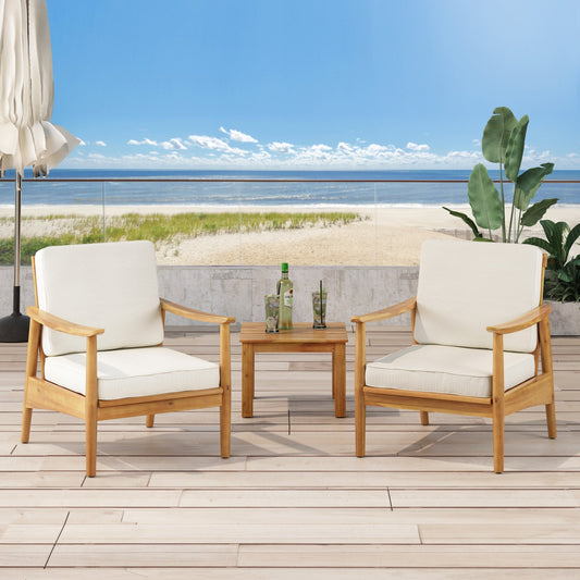 Poltrona Willowbrook Wood Club (set di 2) di Christopher Knight Home