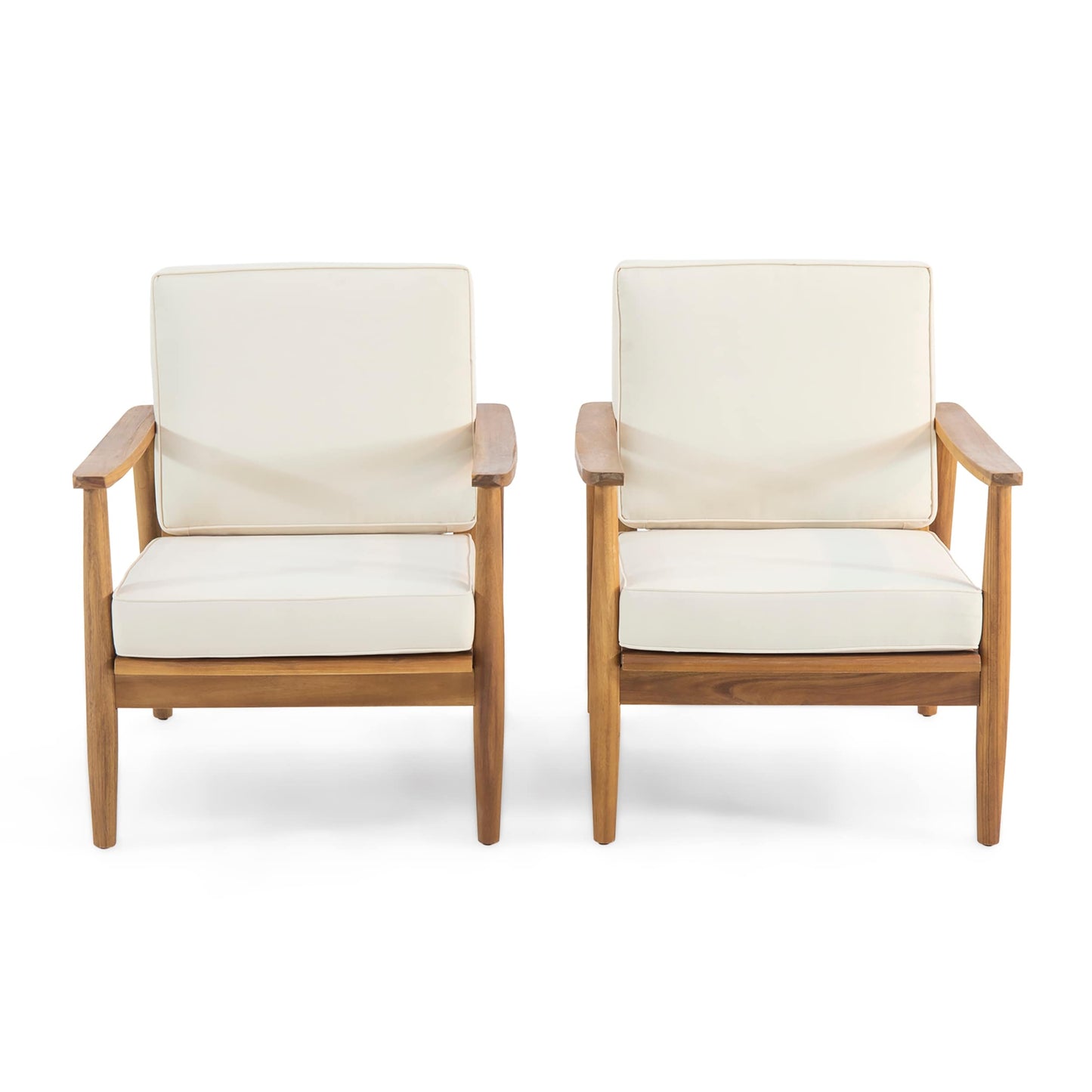 Poltrona Willowbrook Wood Club (set di 2) di Christopher Knight Home