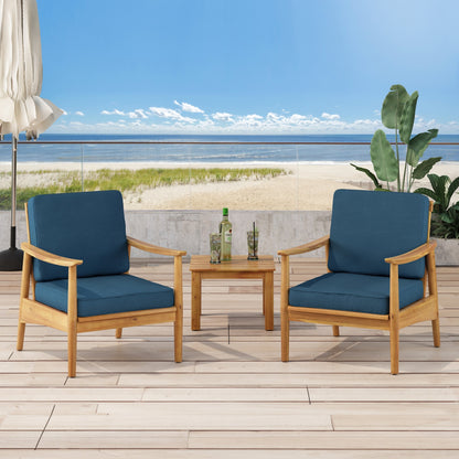 Poltrona Willowbrook Wood Club (set di 2) di Christopher Knight Home