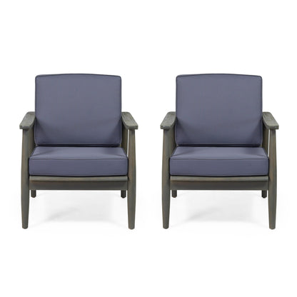 Poltrona Willowbrook Wood Club (set di 2) di Christopher Knight Home