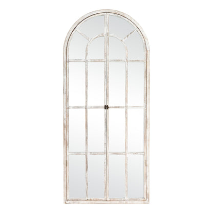 Specchio per finestra in legno ad arco 71'' L*31'' W