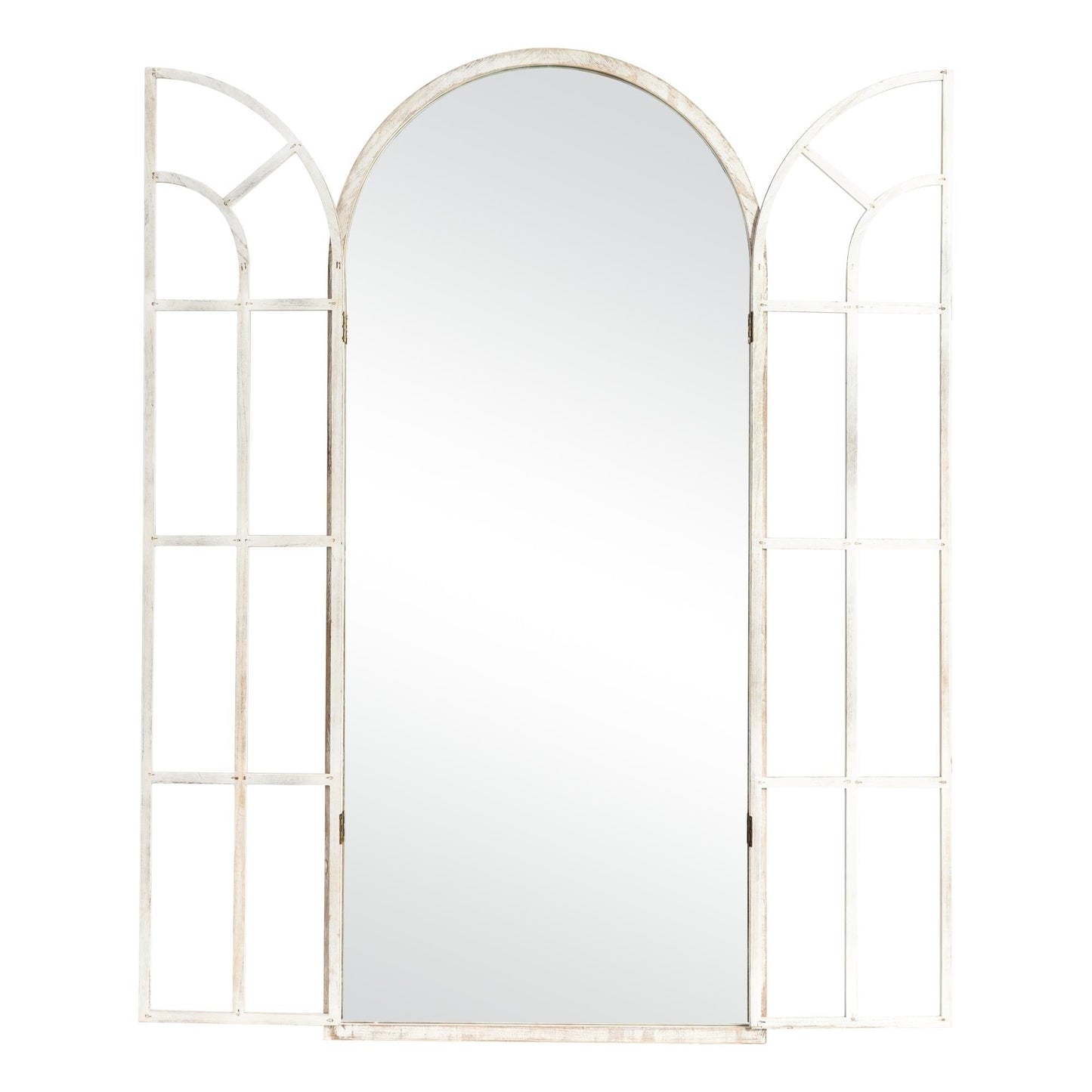 Specchio per finestra in legno ad arco 71'' L*31'' W