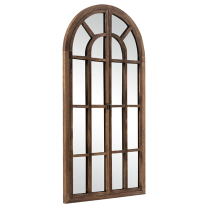 Specchio per finestra in legno ad arco 71'' L*31'' W