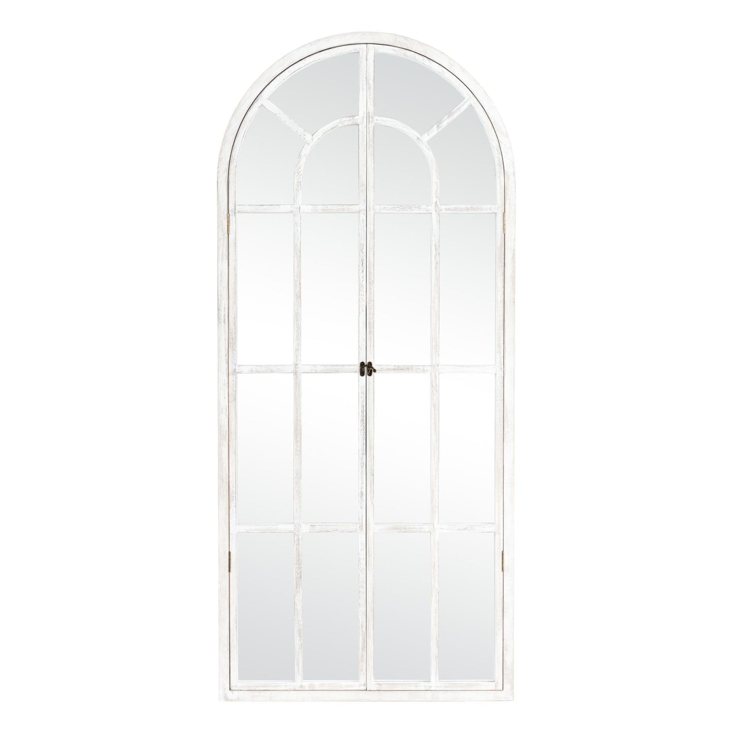 Specchio per finestra in legno ad arco 71'' L*31'' W