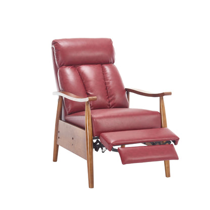 Poltrona chaise longue regolabile rosso vino 26.38