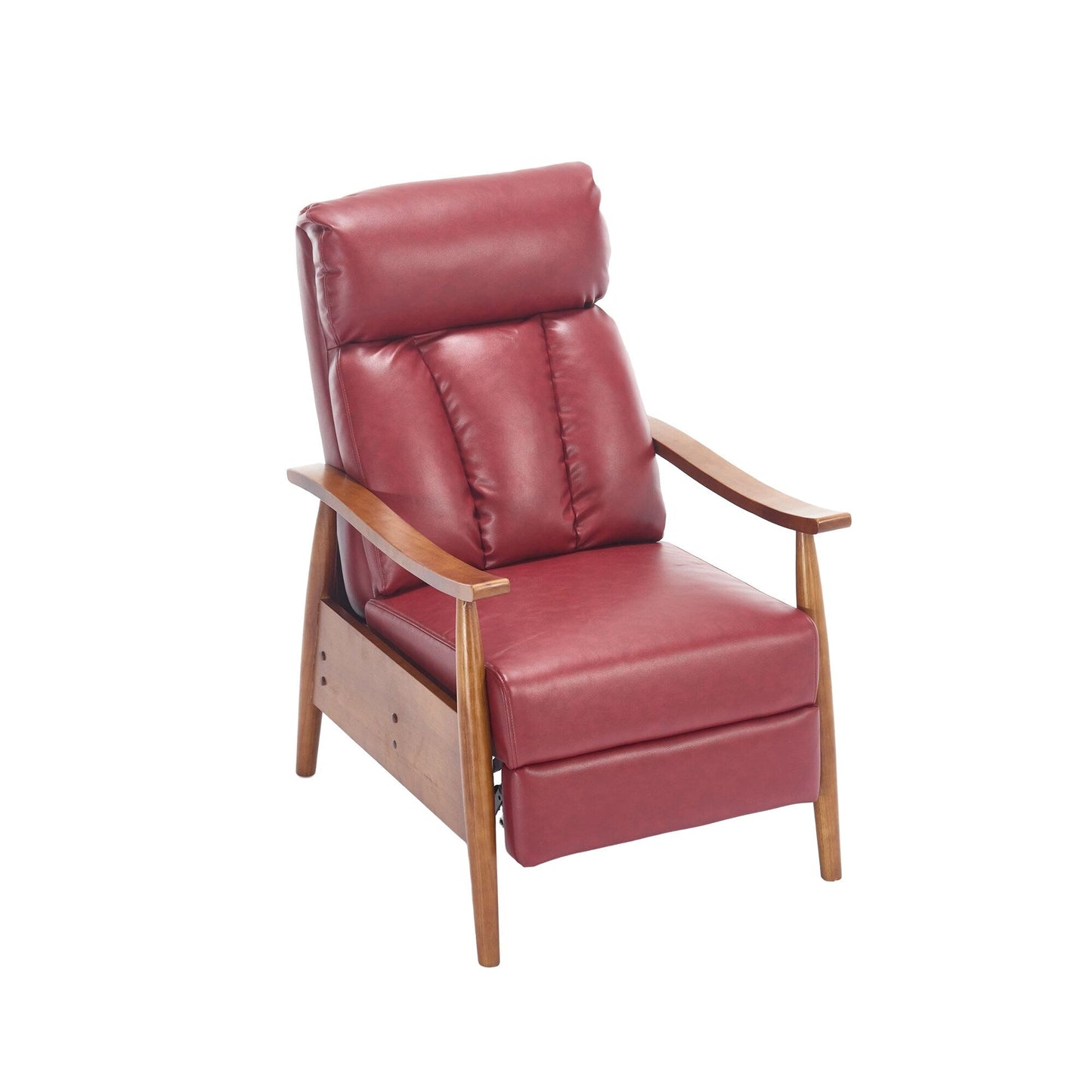 Poltrona chaise longue regolabile rosso vino 26.38