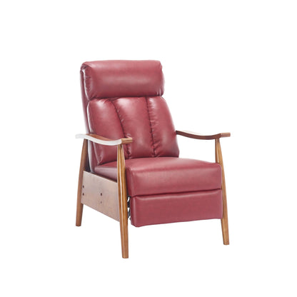 Poltrona chaise longue regolabile rosso vino 26.38