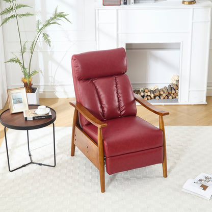 Poltrona chaise longue regolabile rosso vino 26.38