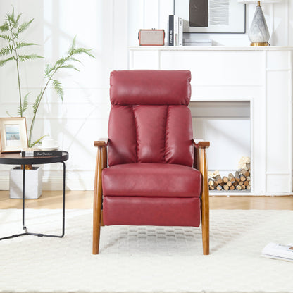 Poltrona chaise longue regolabile rosso vino 26.38