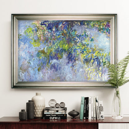 Glicine -Claude Monet - Cornice d'argento
