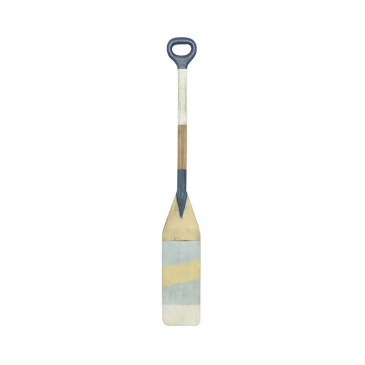 Decorazione da parete per la casa con pagaia in legno, canoa e remo, con motivi a frecce e strisce - Multicolore - Roche River Decor