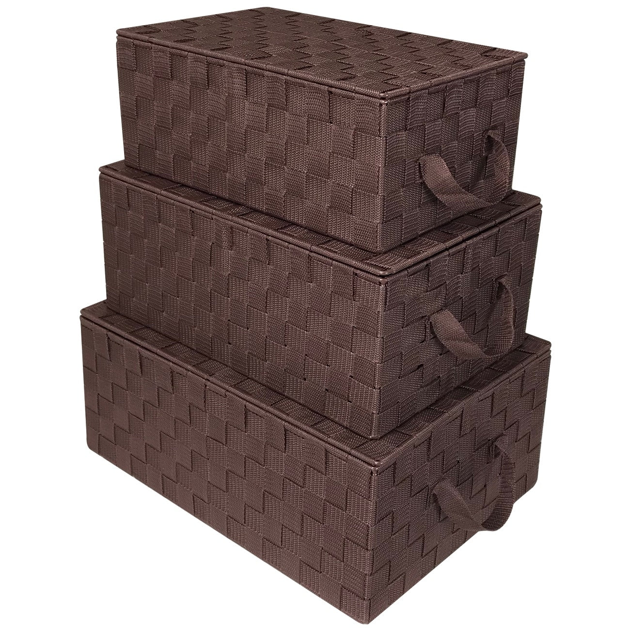 Set di cestini portaoggetti intrecciati - N/D