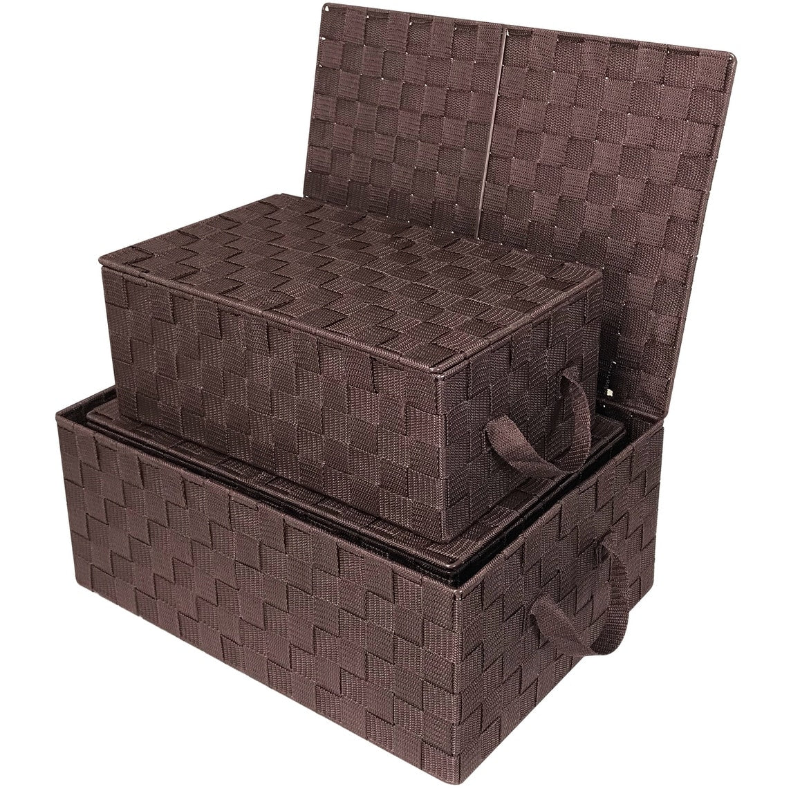 Set di cestini portaoggetti intrecciati - N/D