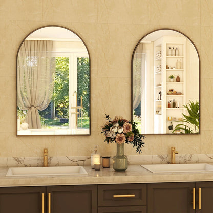 Specchio da parete per bagno ad arco YVANLA