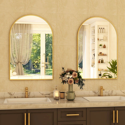 Specchio da parete per bagno ad arco YVANLA