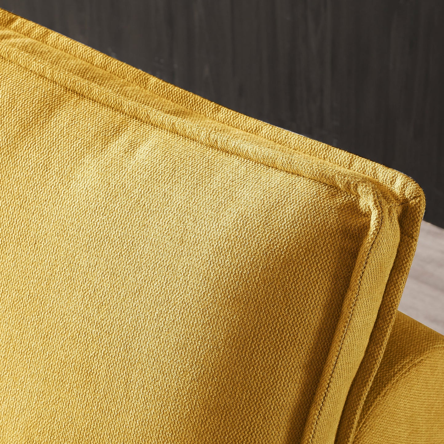 Divano letto estraibile multiuso singolo Yellow 39 con schienale regolabile e cuscino per soggiorno