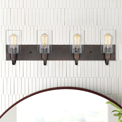 Lampadari per il mobiletto del bagno - Lampada da parete in stile rustico per il bagno