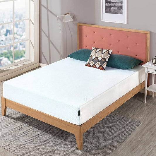 Materasso in memory foam con gel rinfrescante al tè verde ZINUS da 10 pollici, schiuma di gel rinfrescante, allevia la pressione, certificato CertiPUR-US