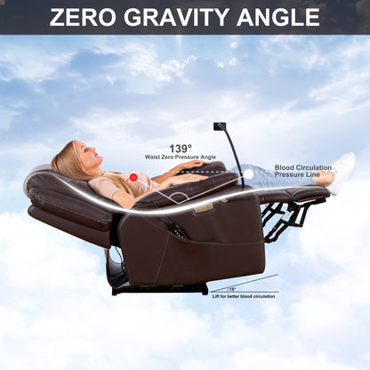 Poltrona reclinabile elettrica Zero Gravity con comodo grado di sdraiarsi