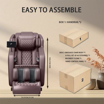 Poltrona reclinabile massaggiante Zero-Gravity con audio Bluetooth
