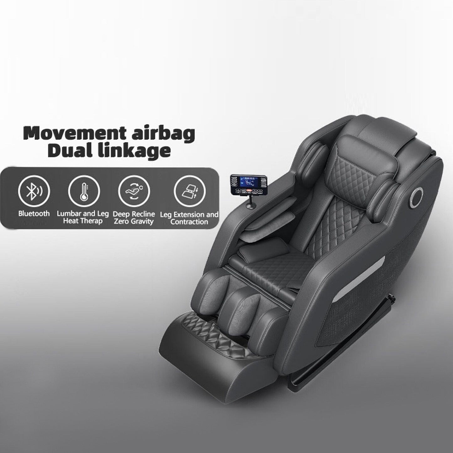 Poltrona reclinabile massaggiante Zero-Gravity con audio Bluetooth
