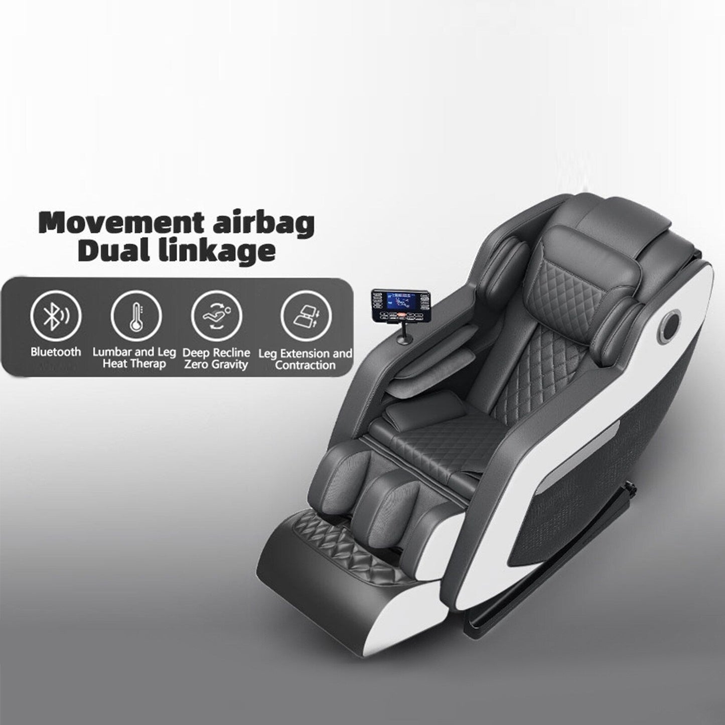 Poltrona reclinabile massaggiante Zero-Gravity con audio Bluetooth