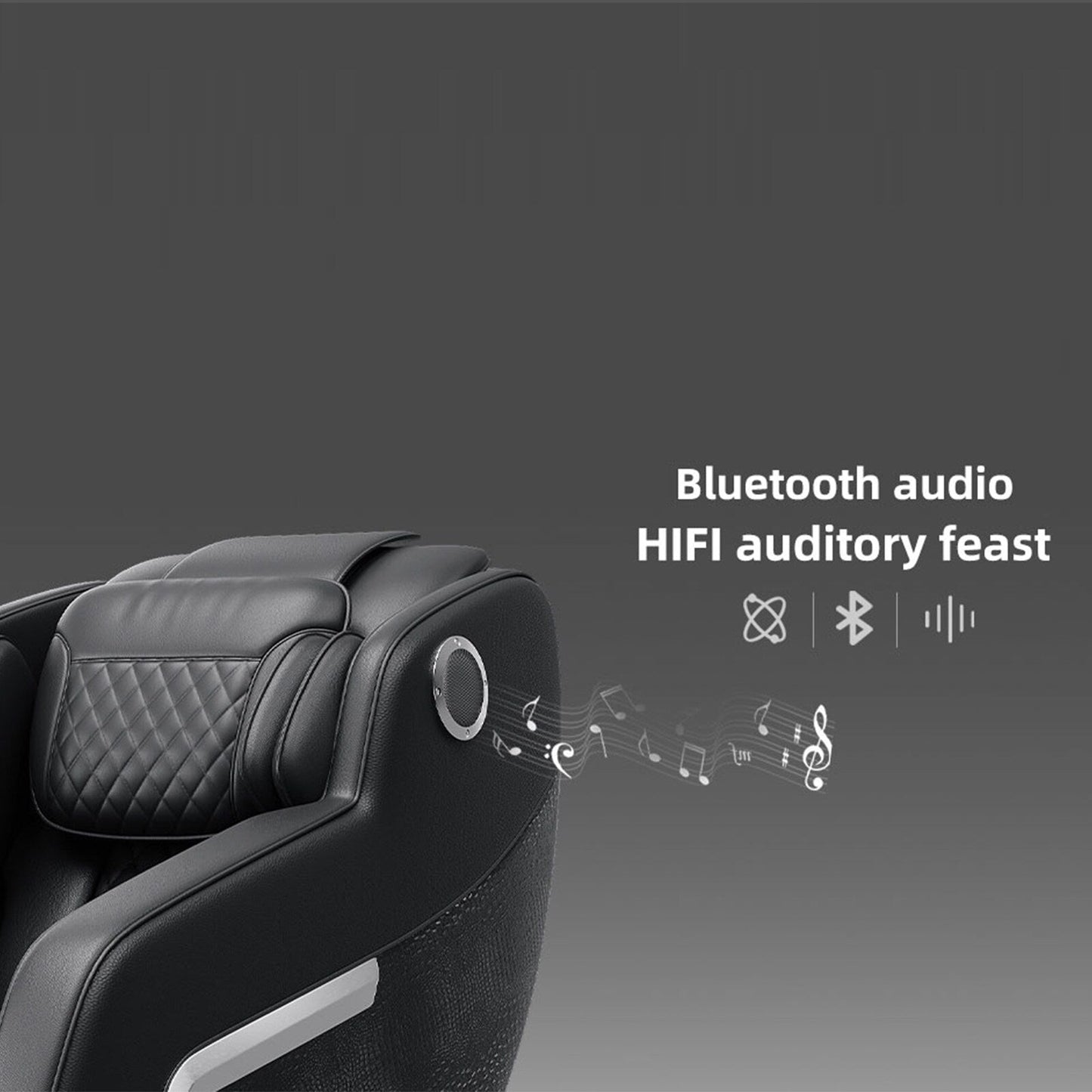 Poltrona reclinabile massaggiante Zero-Gravity con audio Bluetooth