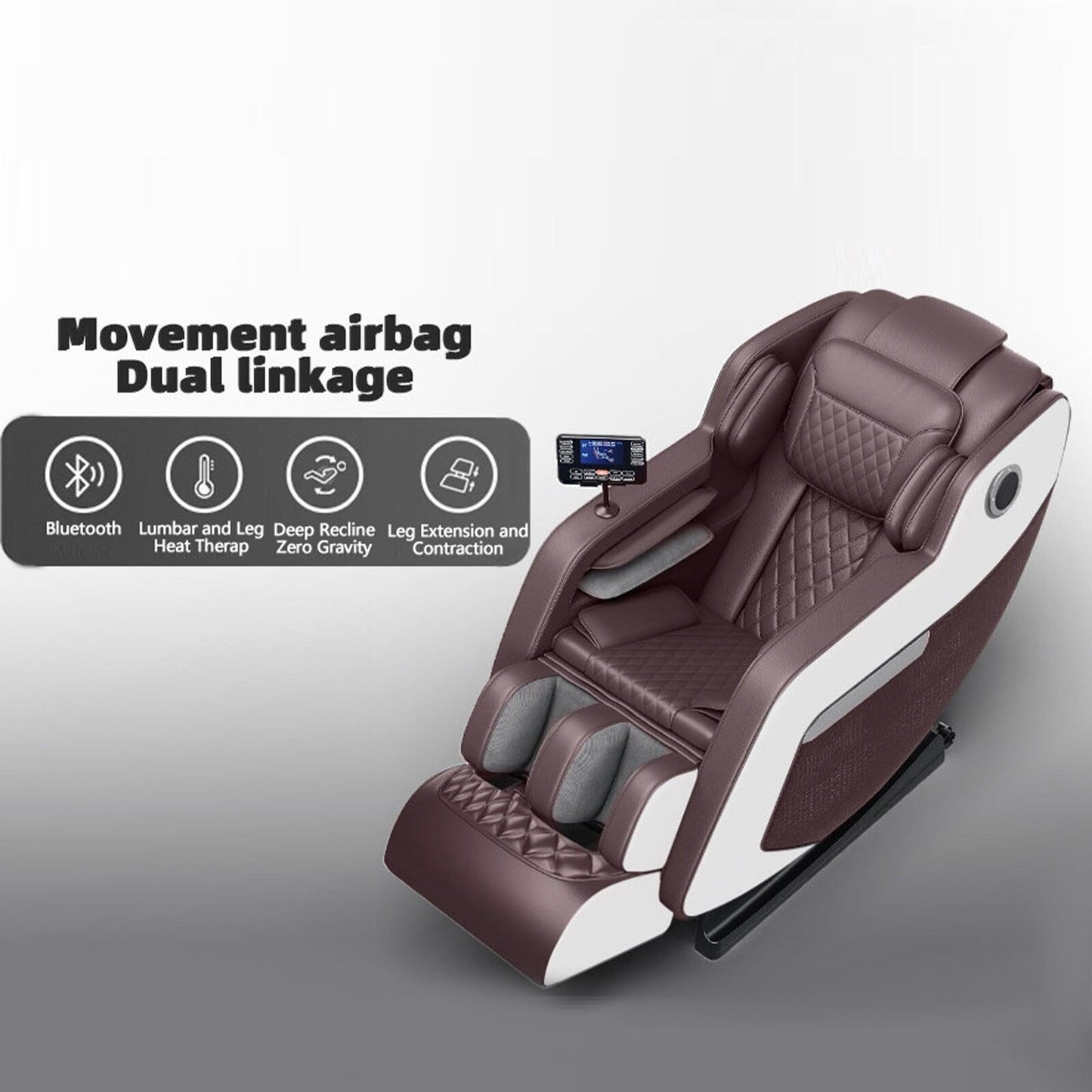 Poltrona reclinabile massaggiante Zero-Gravity con audio Bluetooth