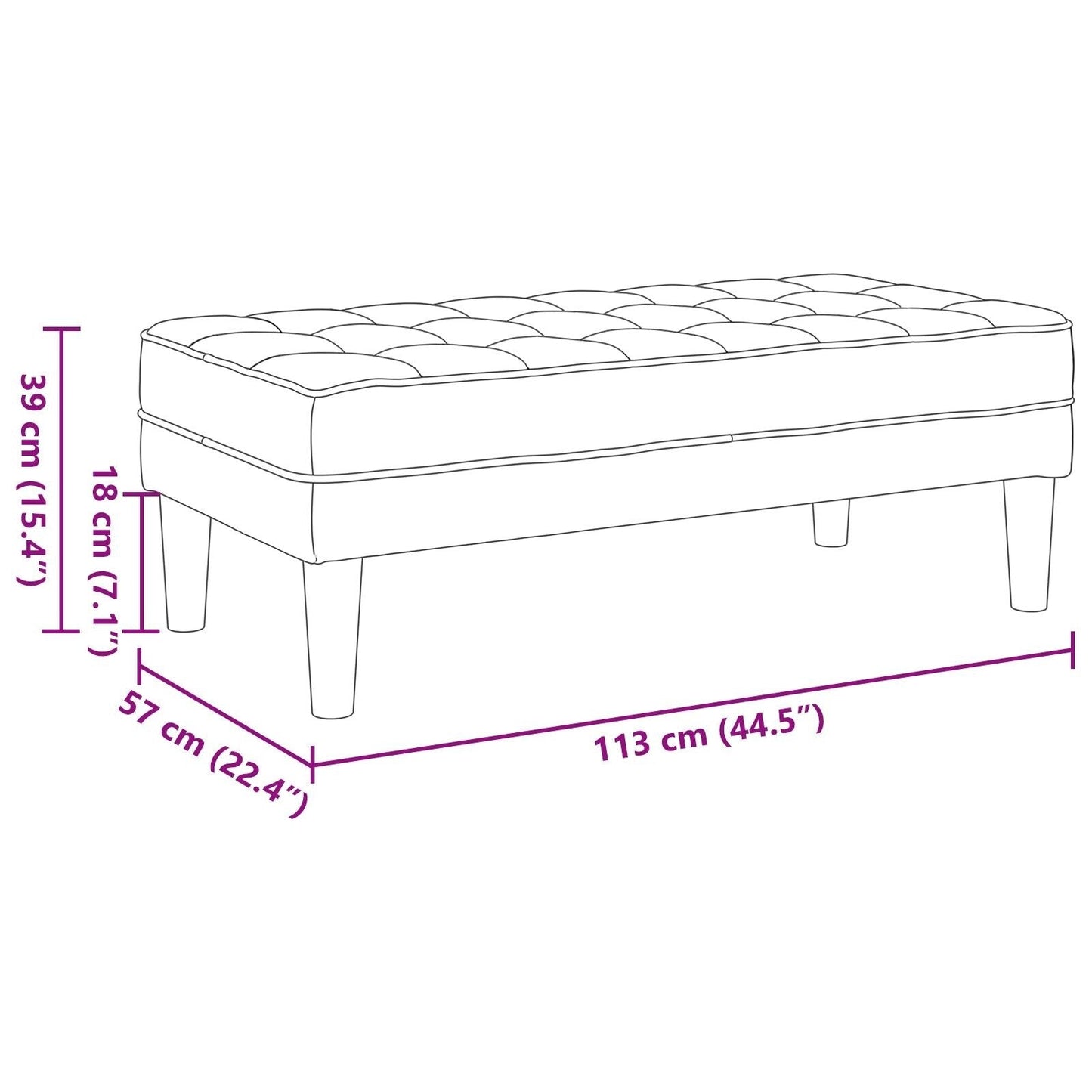 vidaXL Set Divano 2/3 Pezzi con Cuscini Tessuto Nero/Grigio Scuro/Grigio Chiaro - 68,1 x 51,6 x 26,4