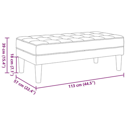 vidaXL Set Divano 2/3 Pezzi con Cuscini Tessuto Nero/Grigio Scuro/Grigio Chiaro - 68,1 x 51,6 x 26,4