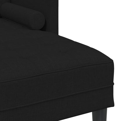 vidaXL Set Divano 2/3 Pezzi con Cuscini Tessuto Nero/Grigio Scuro/Grigio Chiaro - 68,1 x 51,6 x 26,4