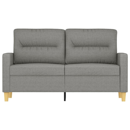 vidaXL Divano a 2 posti grigio scuro 47,2 tessuto - 54,3 x 30,3 x 31,5