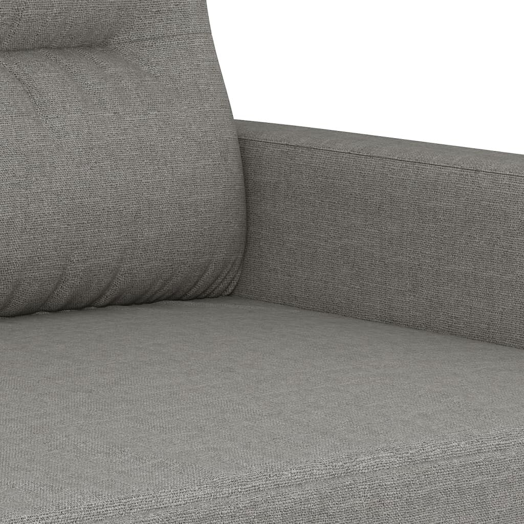 vidaXL Divano a 2 posti grigio scuro 47,2 tessuto - 54,3 x 30,3 x 31,5