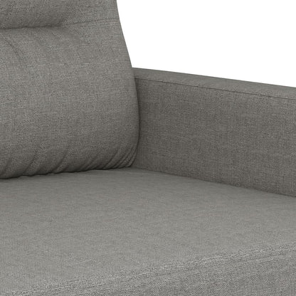 vidaXL Divano a 2 posti grigio scuro 47,2 tessuto - 54,3 x 30,3 x 31,5