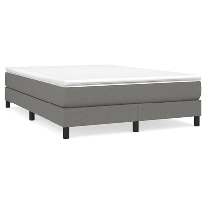 vidaXL Struttura per letto a molle con base a piattaforma e materasso in tessuto