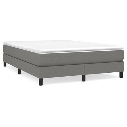 vidaXL Struttura per letto a molle con base a piattaforma e materasso in tessuto