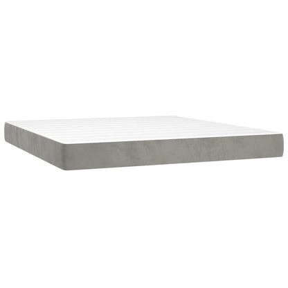 vidaXL Struttura Letto Box Spring Piattaforma Letto con Materasso per Camera da Letto Velluto