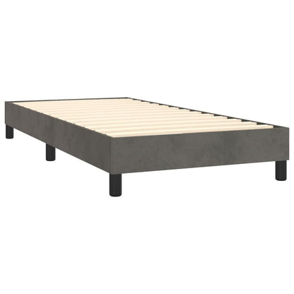 vidaXL Struttura Letto Box Spring Piattaforma Letto con Materasso per Camera da Letto Velluto