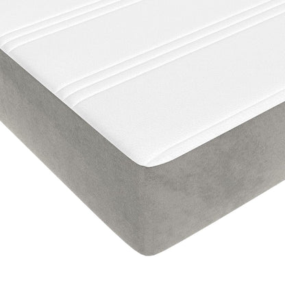 vidaXL Struttura Letto Box Spring Piattaforma Letto con Materasso per Camera da Letto Velluto