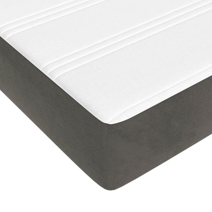 vidaXL Struttura Letto Box Spring Piattaforma Letto con Materasso per Camera da Letto Velluto