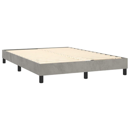 vidaXL Struttura Letto Box Spring Piattaforma Letto con Materasso per Camera da Letto Velluto