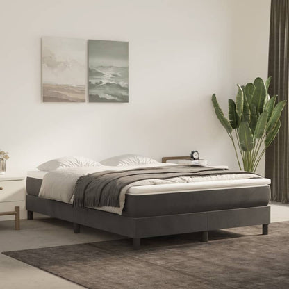 vidaXL Struttura Letto Box Spring Piattaforma Letto con Materasso per Camera da Letto Velluto