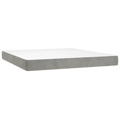 vidaXL Struttura Letto Box Spring Piattaforma Letto con Materasso per Camera da Letto Velluto