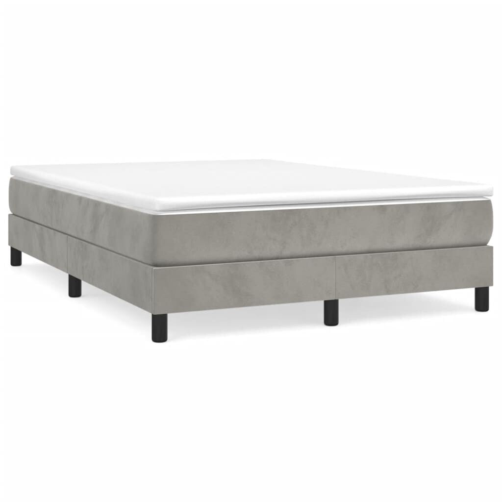 vidaXL Struttura Letto Box Spring Piattaforma Letto con Materasso per Camera da Letto Velluto