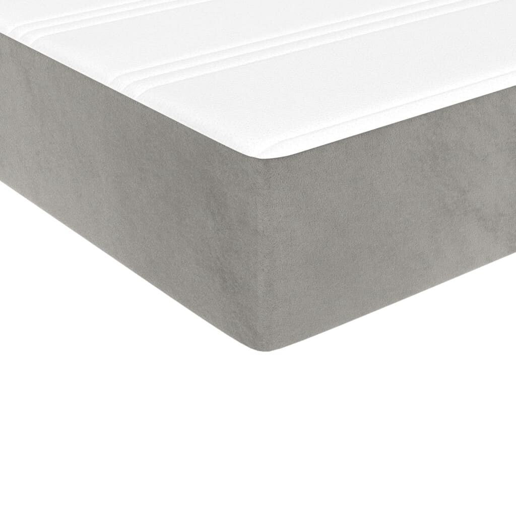 vidaXL Struttura Letto Box Spring Piattaforma Letto con Materasso per Camera da Letto Velluto