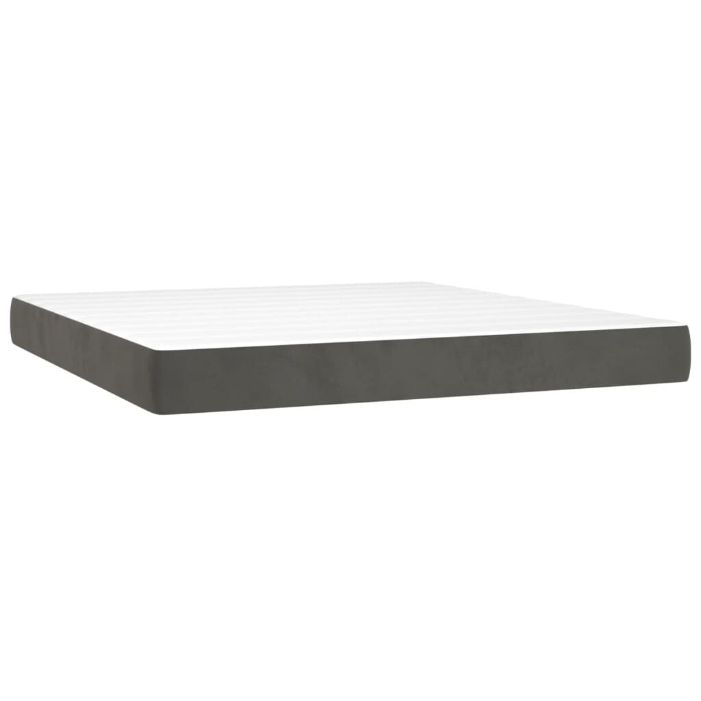 vidaXL Struttura Letto Box Spring Piattaforma Letto con Materasso per Camera da Letto Velluto