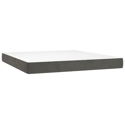 vidaXL Struttura Letto Box Spring Piattaforma Letto con Materasso per Camera da Letto Velluto