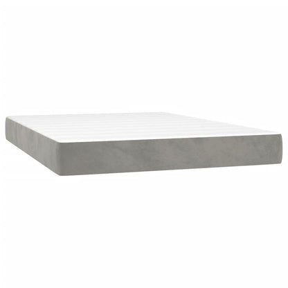 vidaXL Struttura Letto Box Spring Piattaforma Letto con Materasso per Camera da Letto Velluto