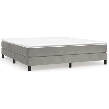 vidaXL Struttura Letto Box Spring Piattaforma Letto con Materasso per Camera da Letto Velluto